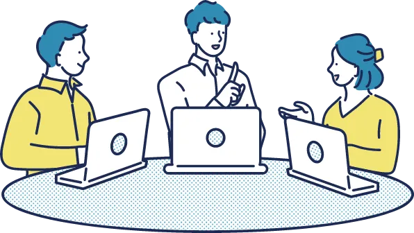意欲のある求職者を採用するイメージしたイラスト