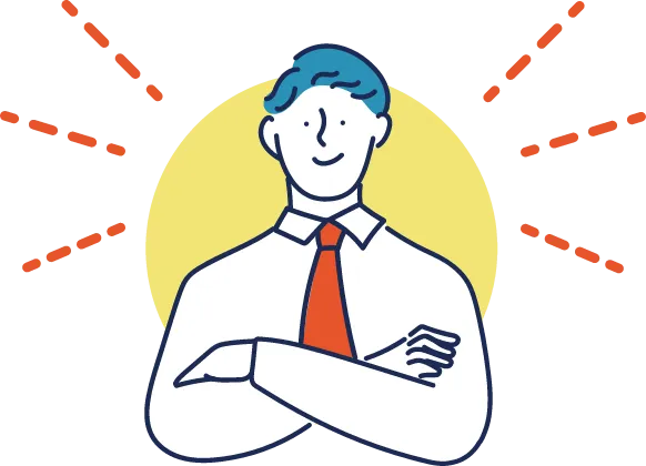 プロ人材を採用するイメージしたイラスト